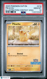 2025 Pokemon Svp En-Sv Black Star Promo Pikachu Illustration Contest 2024 PSA 10