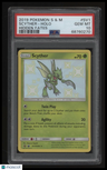 2019 Pokemon Sun & Moon Hidden Fates Scyther-Holo Hidden Fates PSA 10