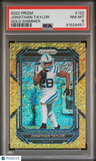 2022 Panini Prizm Jonathan Taylor Gold Shimmer PSA 8