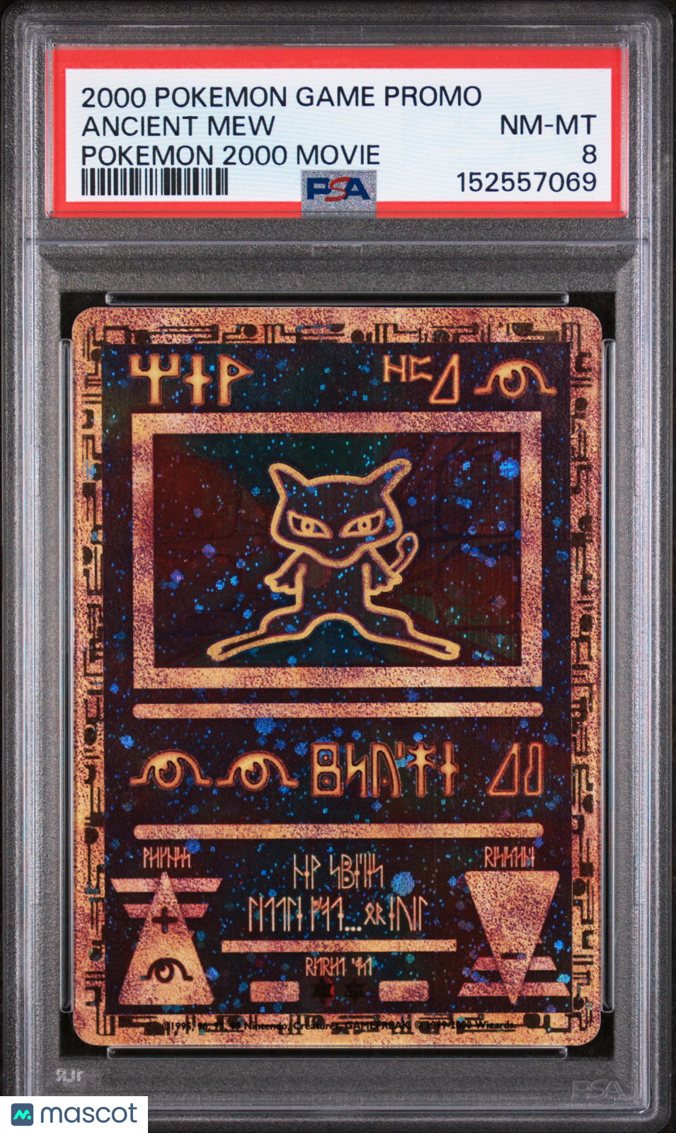 2000 Pokemon Game Movie Ancient Mew Pokemon 2000 Movie PSA 8