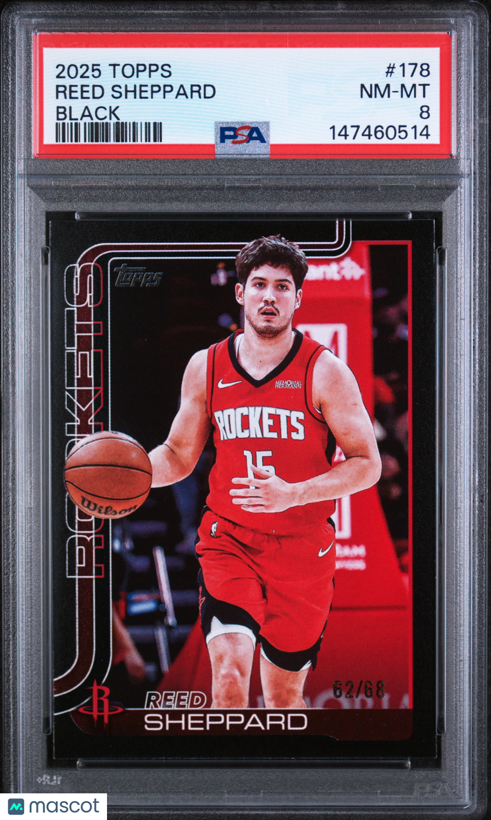 2025 Topps Reed Sheppard Black PSA 8