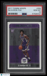 2017 Panini Hoops De'Aaron Fox PSA 10