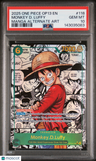 2025 One Piece Carrying On His Will Monkey D. Luffy Manga Alternate Art PSA 10