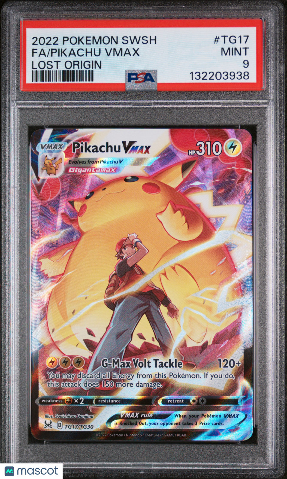 2022 Pokemon Sword & Shield Lost Origin Fa/Pikachu Vmax Lost Origin PS