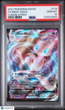 2021 Pokemon Sword & Shield Fusion Strike Fa/Mew Vmax Fusion Strike PSA 10