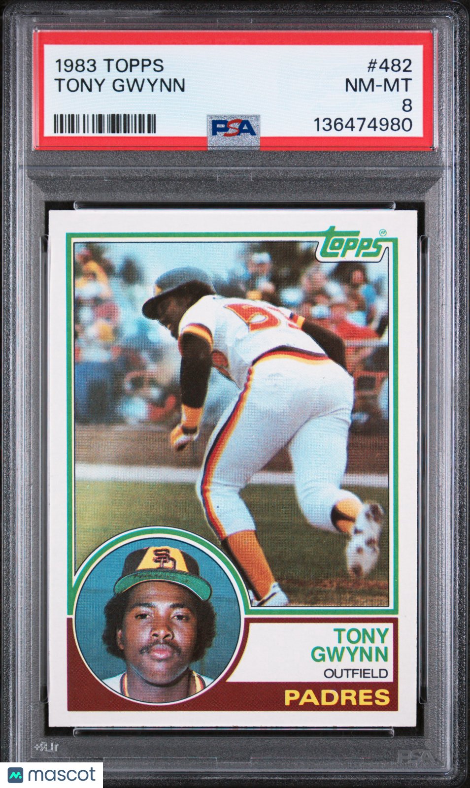 1983 Topps Tony Gwynn PSA 8