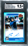 2018 Donruss Optic Ronald Acuna Jr. Rated Prospect Sigs. Blue Prizm /25 SGC 9.5