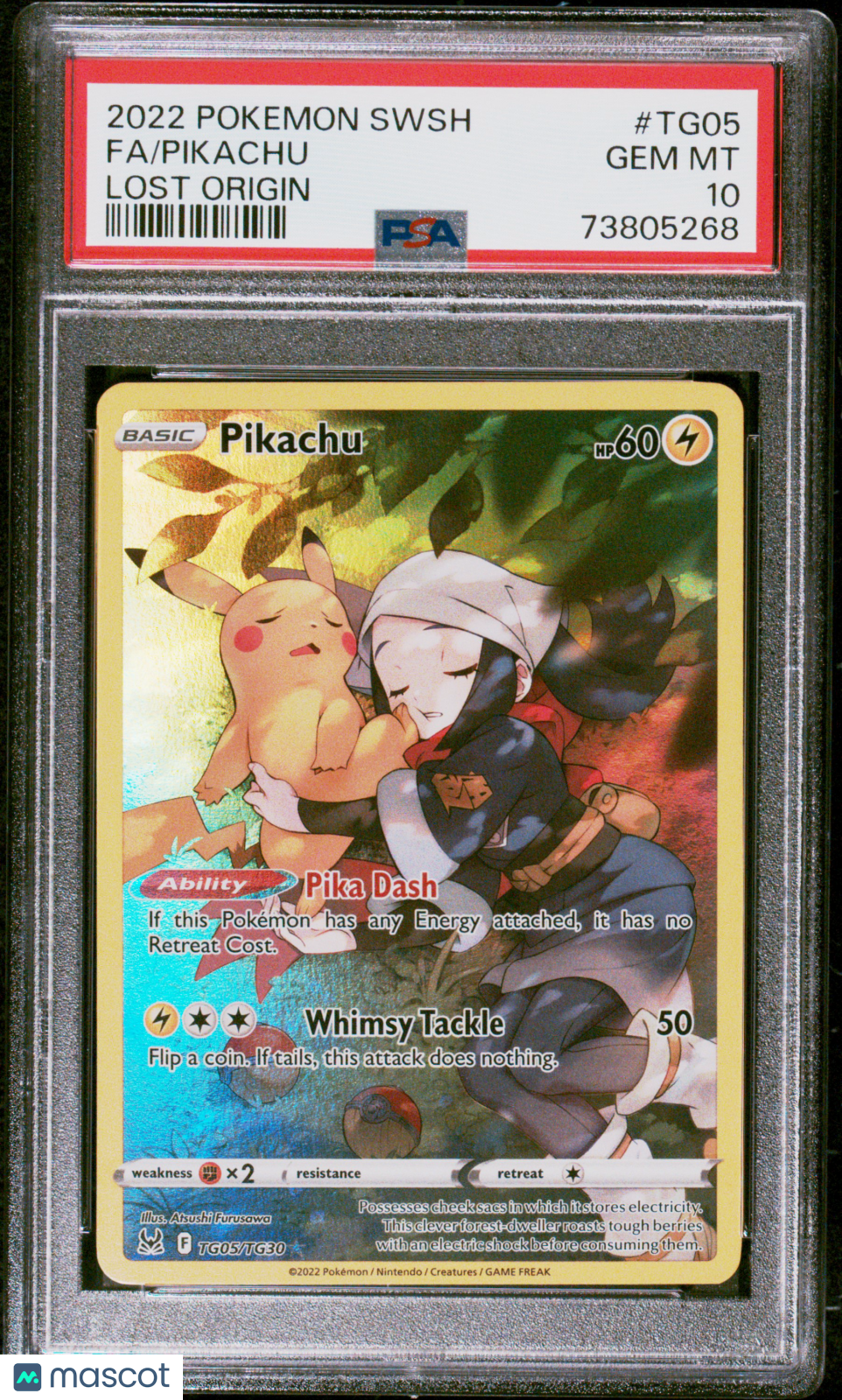 2022 Pokemon Sword &amp; Shield Lost Origin Fa/Pikachu Lost Origin PSA 10 73805268