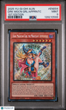 2025 Yu-Gi-Oh! Alin-Alliance Insight Drk Mgcn Grl/Apprntc 1st Edition PSA 9
