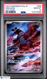 2023 Pokemon Japanese Sv3a-Raging Surf Groudon Art Rare PSA 10