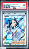 2021 Pokemon Swsh Black Star Promo Fa/Marnie Premium Tournament Coll. PSA 9