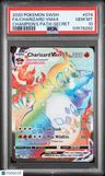 2020 Pokemon Sword & Shield Champion'S Path Charizard Vmax Secret PSA 10