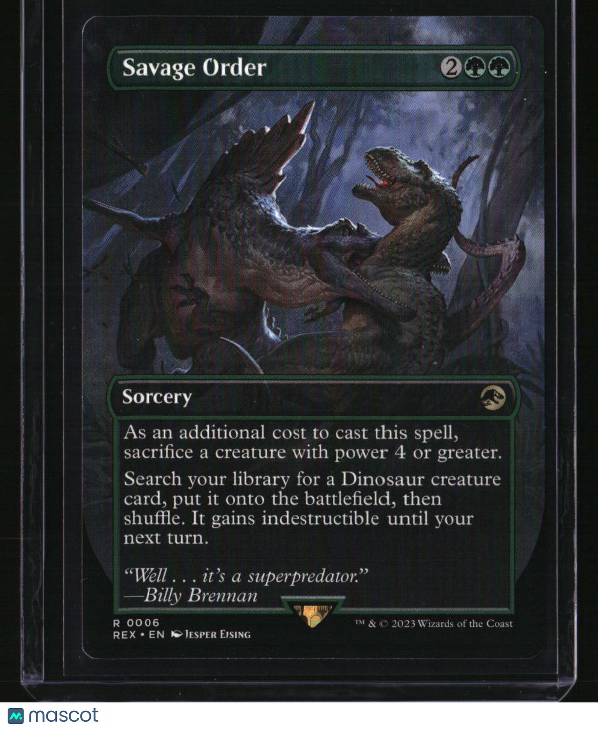 Universes Beyond: Jurassic World Collection Savage Order (Borderless)