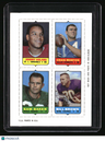 1969 Topps Grady Alderman / Jerry Smith / Dick LeBeau / Gale Sayers Four-in-One