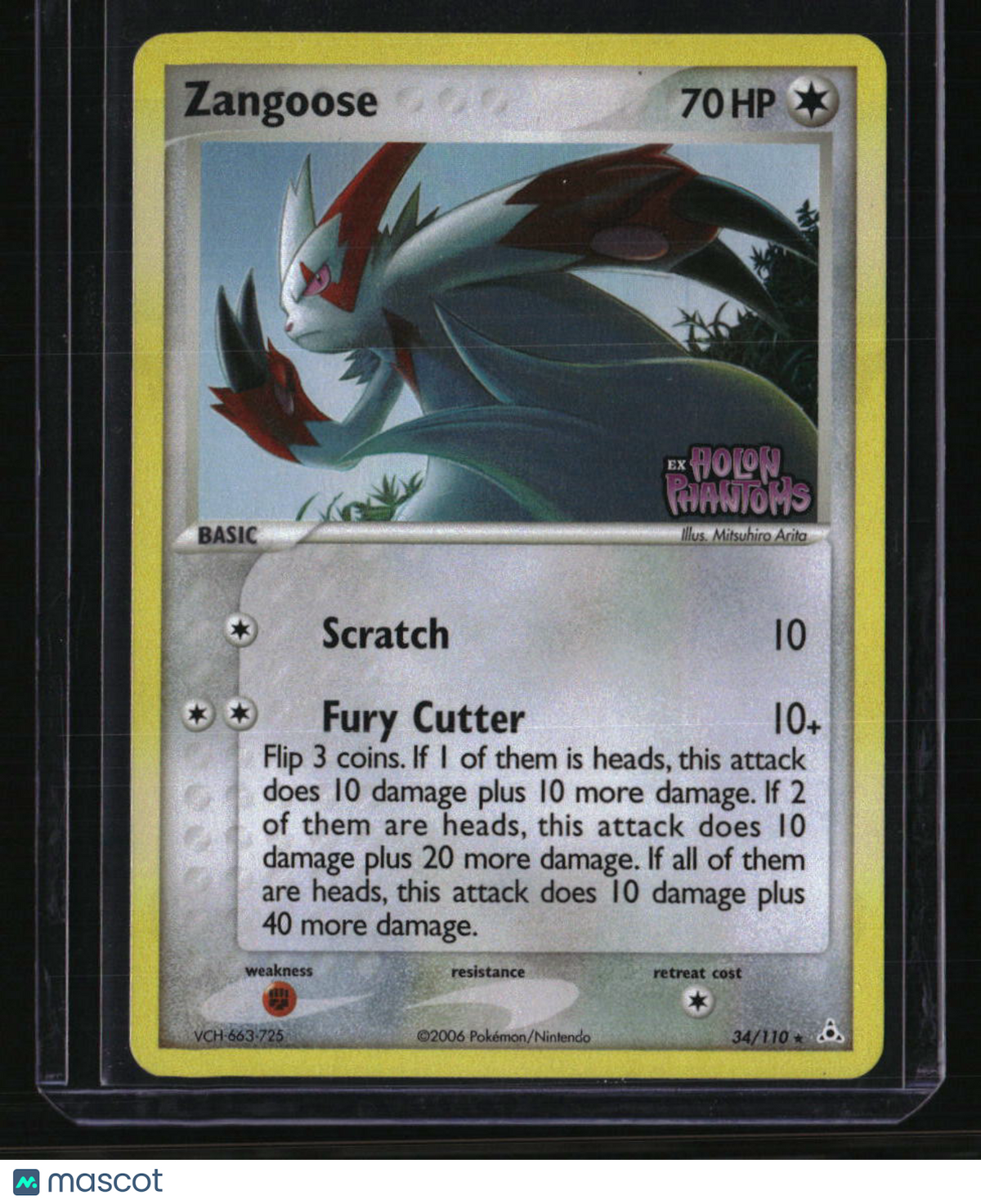 Holon Phantoms Zangoose Reverse Holo