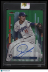 2025 Finest Roki Sasaki Finest Autographs Green Refractors #/75