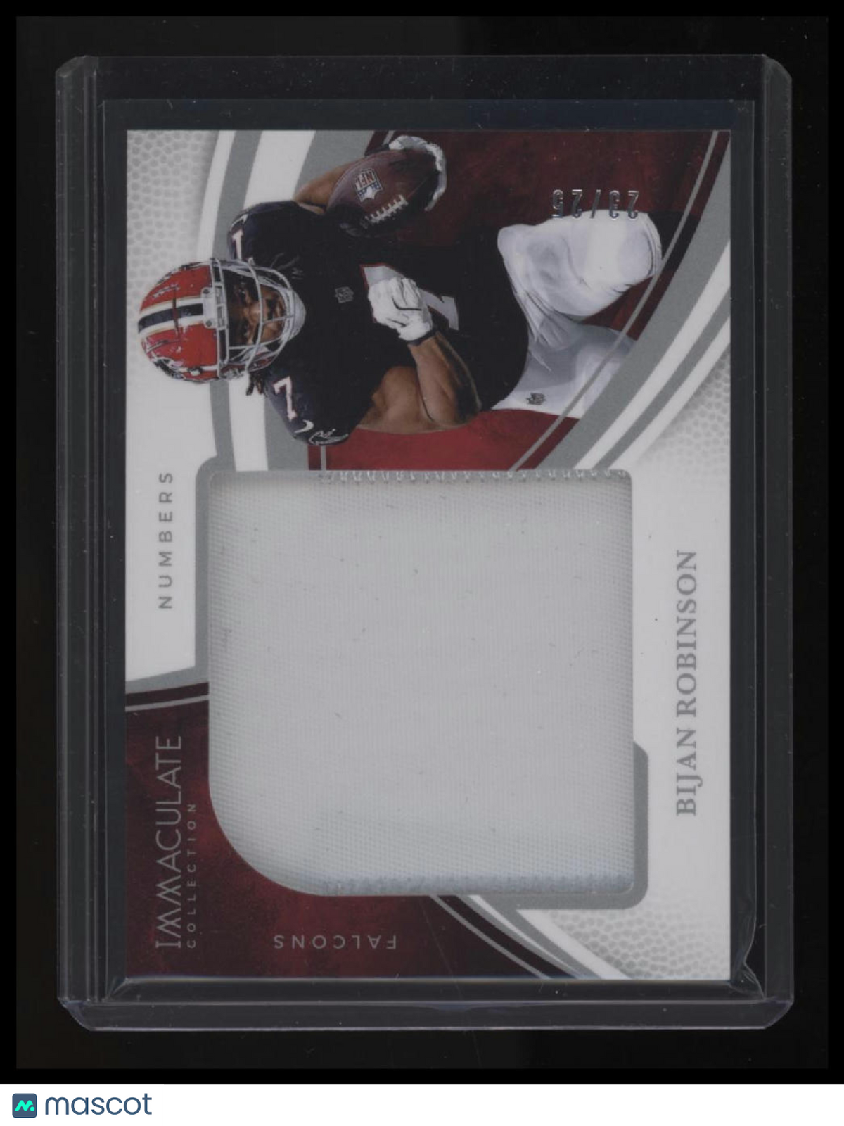 2024 Panini Immaculate Collection Bijan Robinson Immaculate Numbers #/25