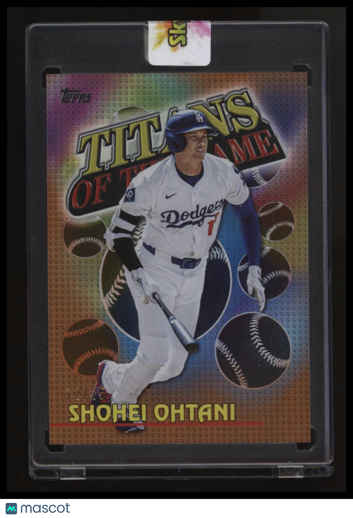 2026 Topps Shohei Ohtani Titans of the Game Orange Foil #/25