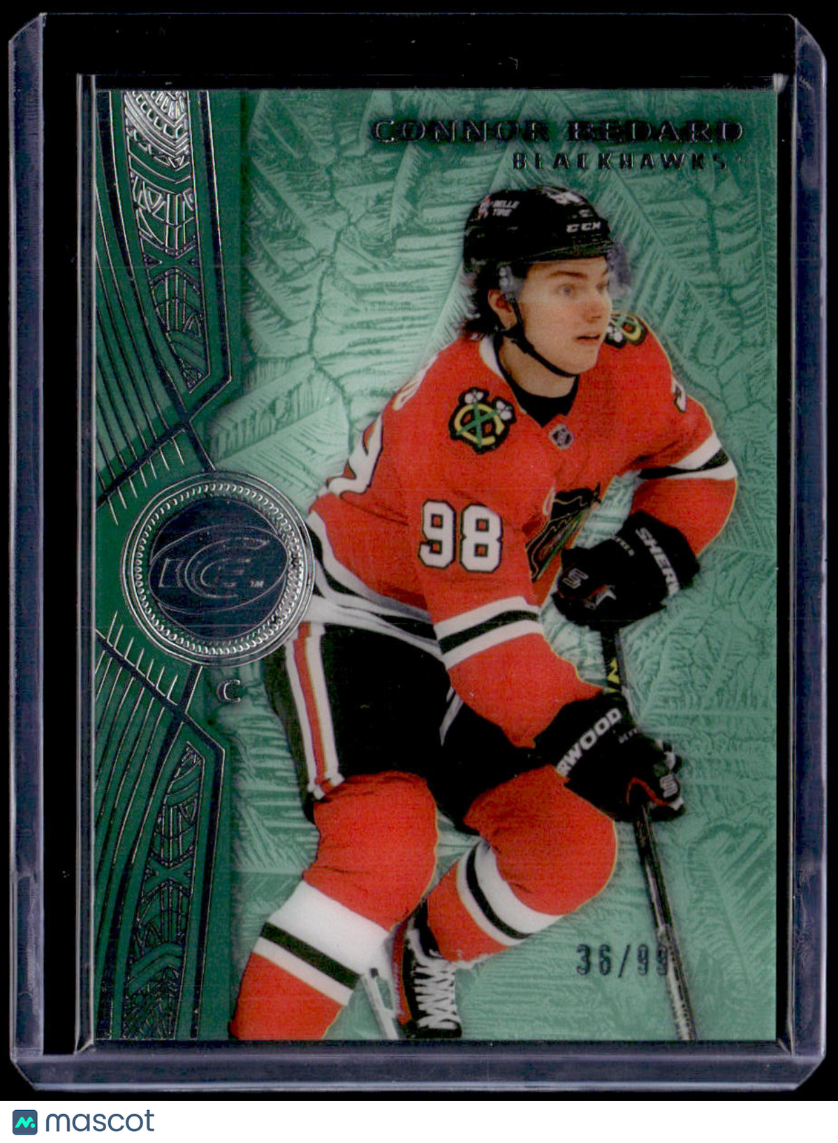 2025-26 Upper Deck Ice Connor Bedard Green #/99