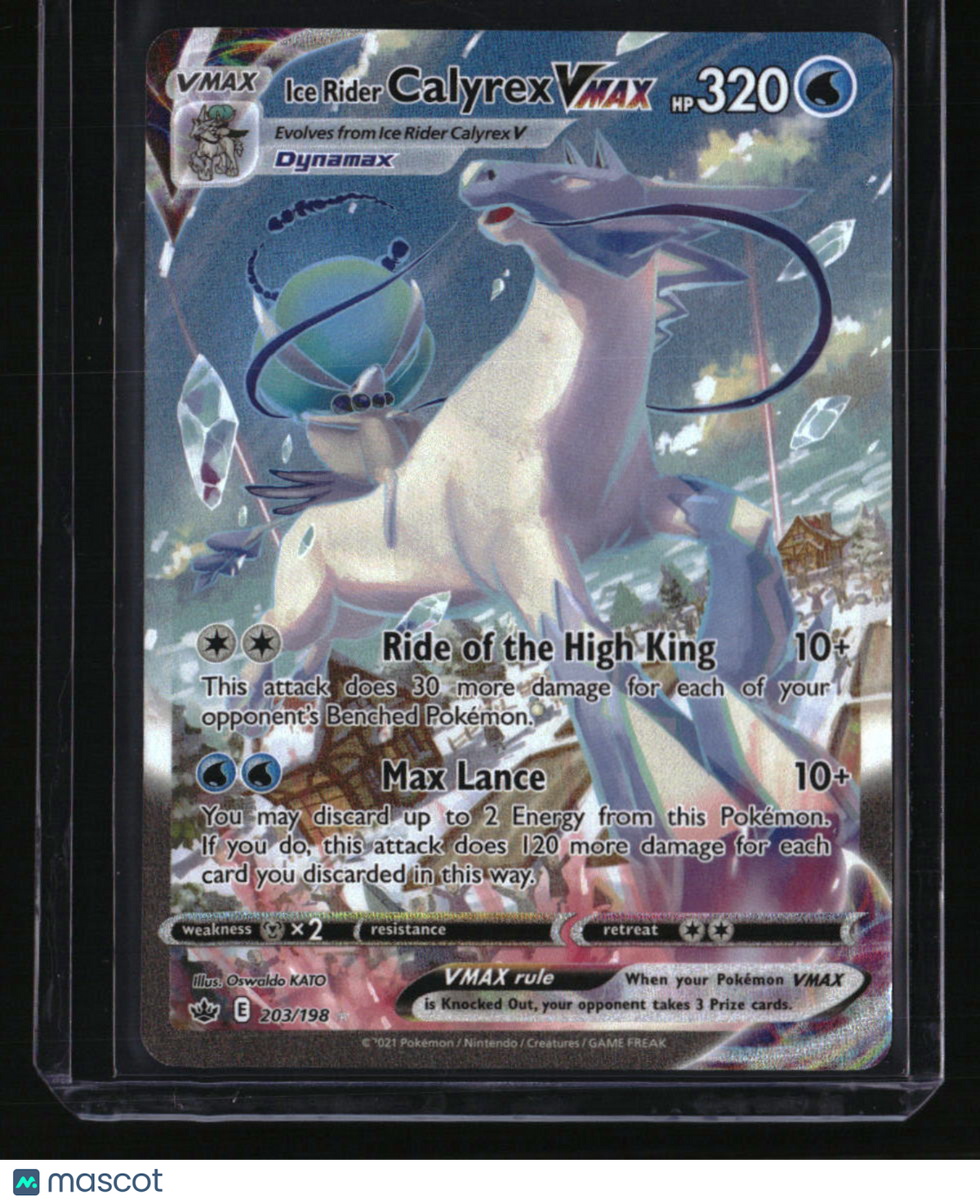 SWSH06: Chilling Reign Ice Rider Calyrex VMAX (Alternate Art Secret)