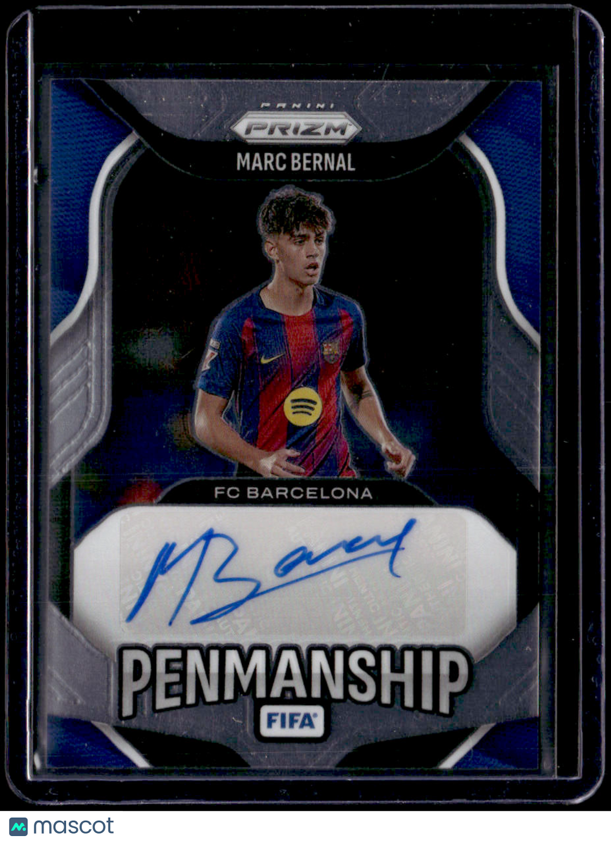 2025-26 Panini Prizm FIFA Marc Bernal Penmanship Auto