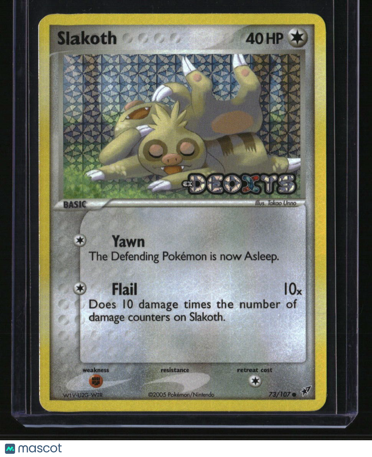 EX Deoxys Slakoth Reverse Holo
