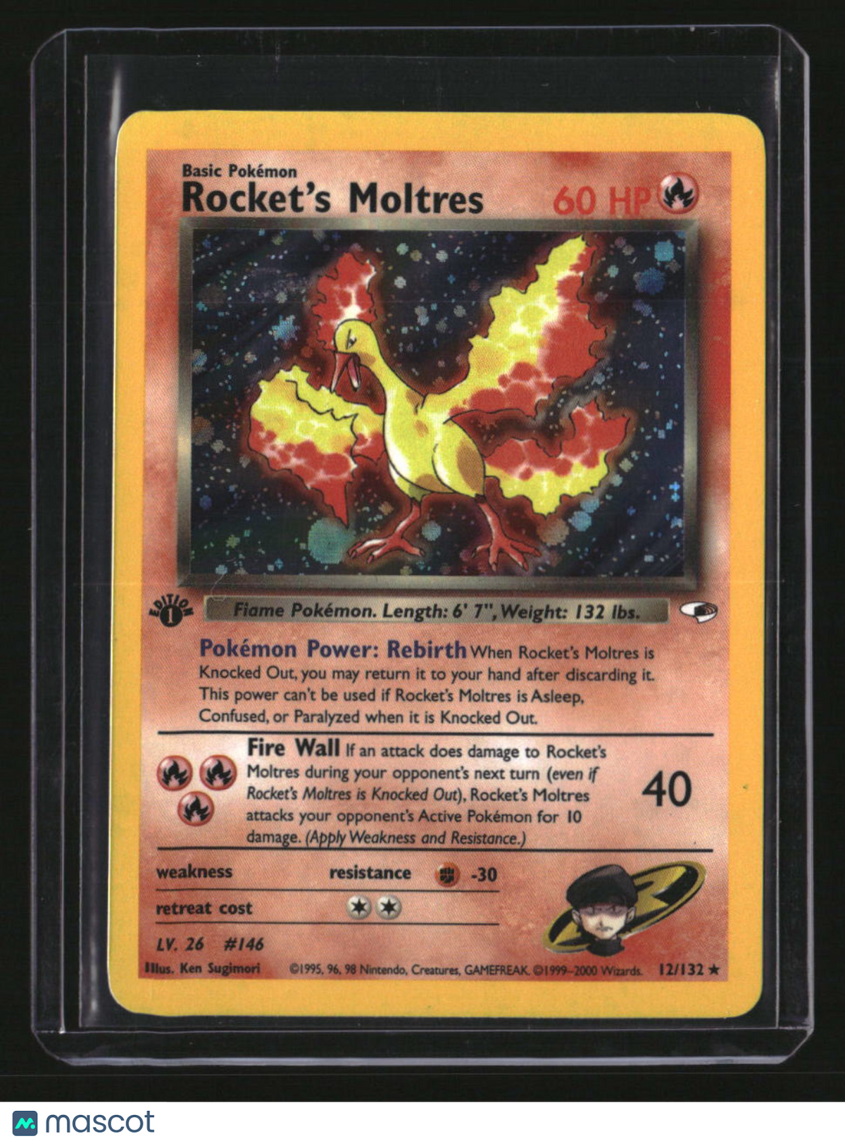 Gym Heroes Rocket&#39;s Moltres 1st Ed