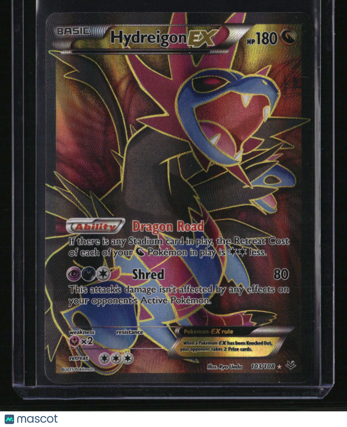 XY - Roaring Skies Hydreigon EX (103 Full Art)