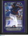 2026 Bowman Victor Arias Chrome Prospect Autographs Purple Refractors #/250