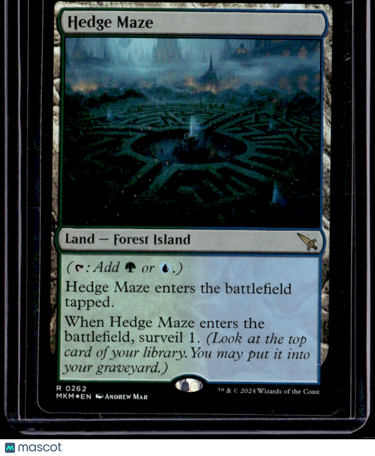 Murders at Karlov Manor Hedge Maze Foil