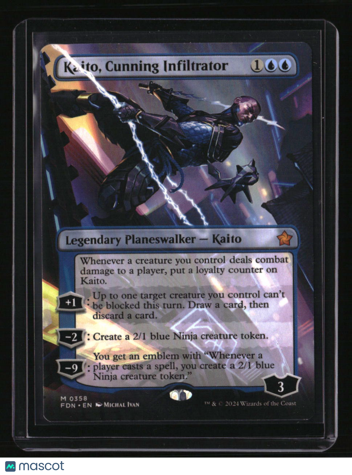 Foundations Kaito, Cunning Infiltrator (Borderless)