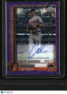 2025 Topps Chrome Update Connor Norby Rookie Debut Auto Purple Speckle #/299