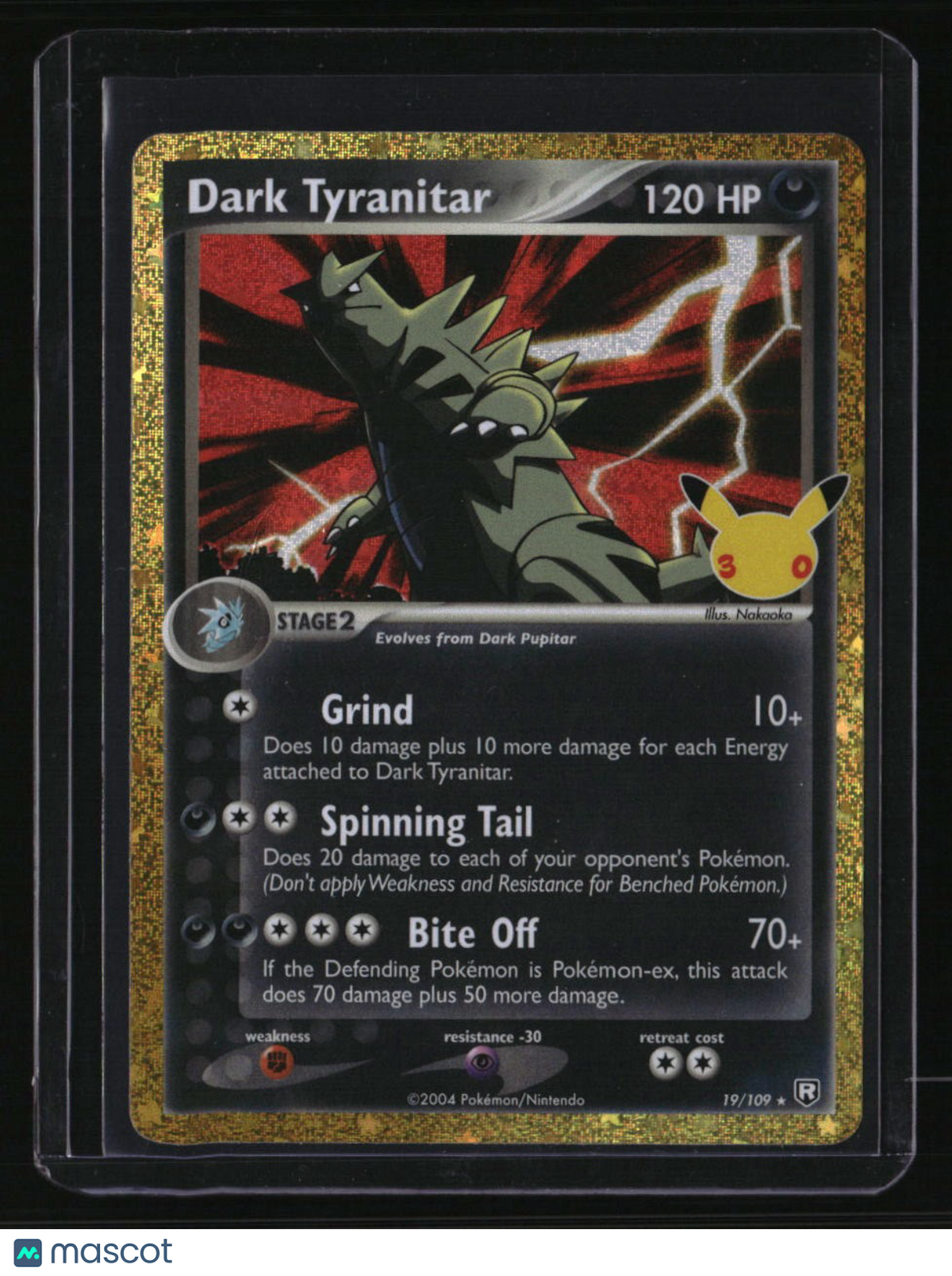 ME: 30th Celebration Classic Collection Dark Tyranitar
