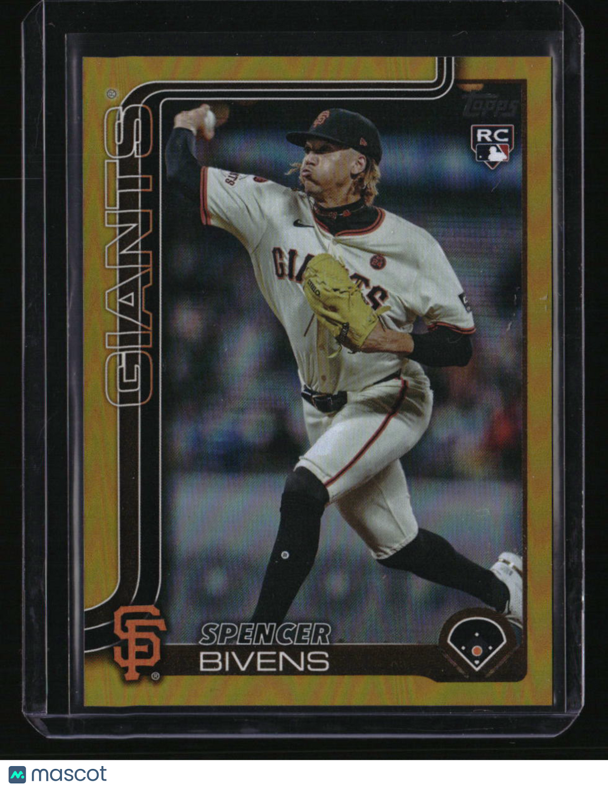 2025 Topps Spencer Bivens Gold Rainbow Foil #/50