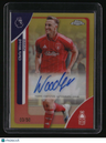2025-26 Topps Chrome UEFA Club Competitions Chris Wood Auto Gold #/50