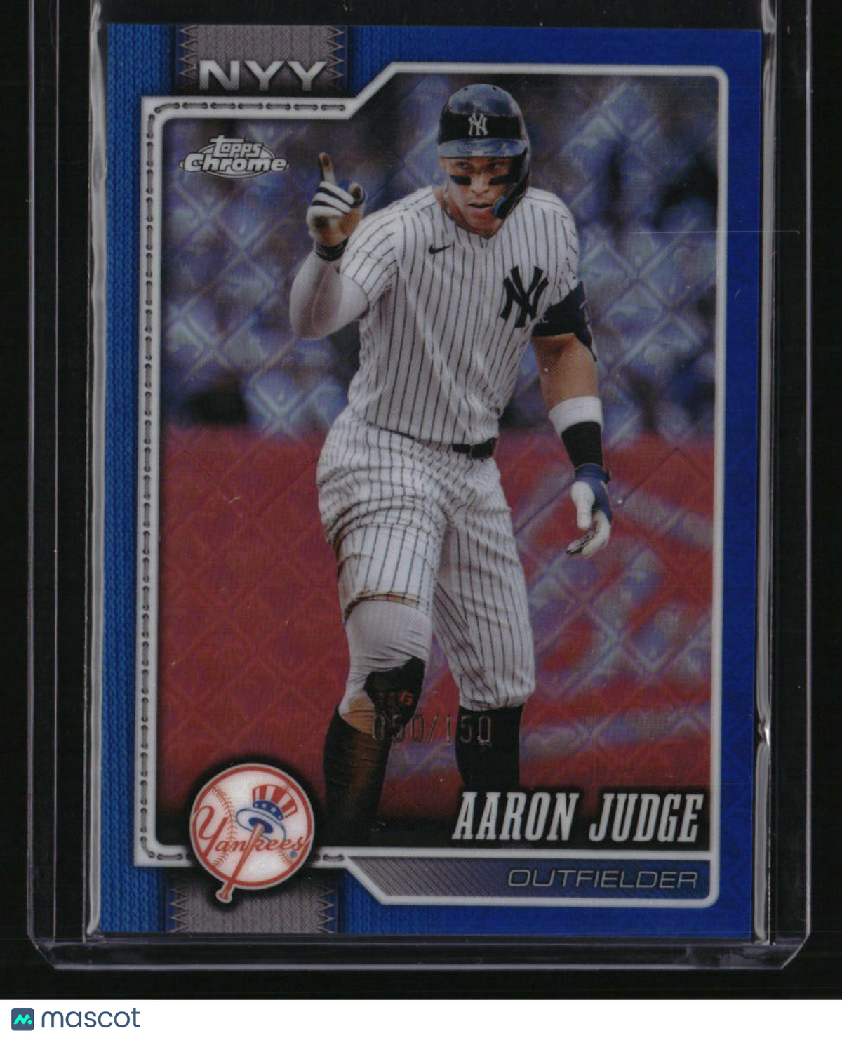 2026 Topps Chrome Logofractor Edition Aaron Judge Blue Refractor #/150
