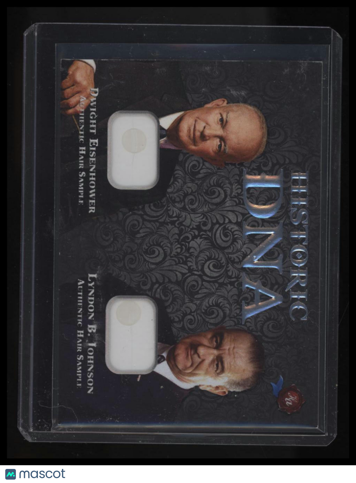 2021 Historic Autographs Dwight Eisenhower/Lyndon B. Johnson Historic DNA #/83