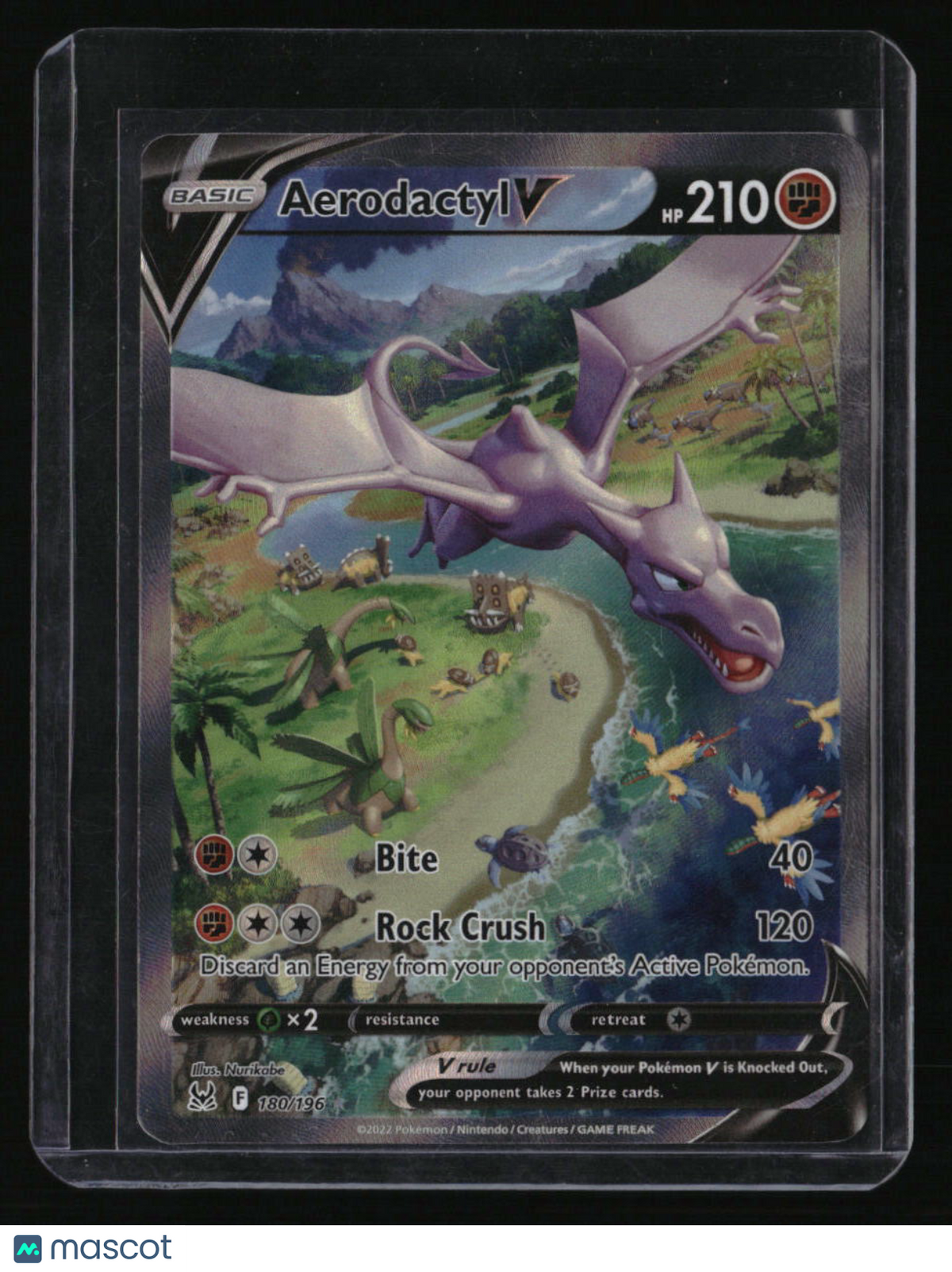 SWSH11: Lost Origin Aerodactyl V (Alternate Full Art)