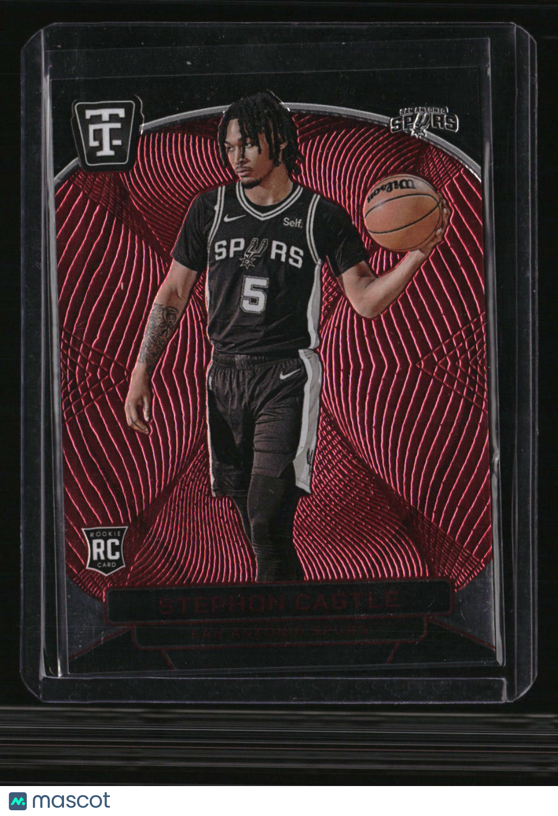 2024-25 Panini Totally Certified Stephon Castle Mirror Red #/149