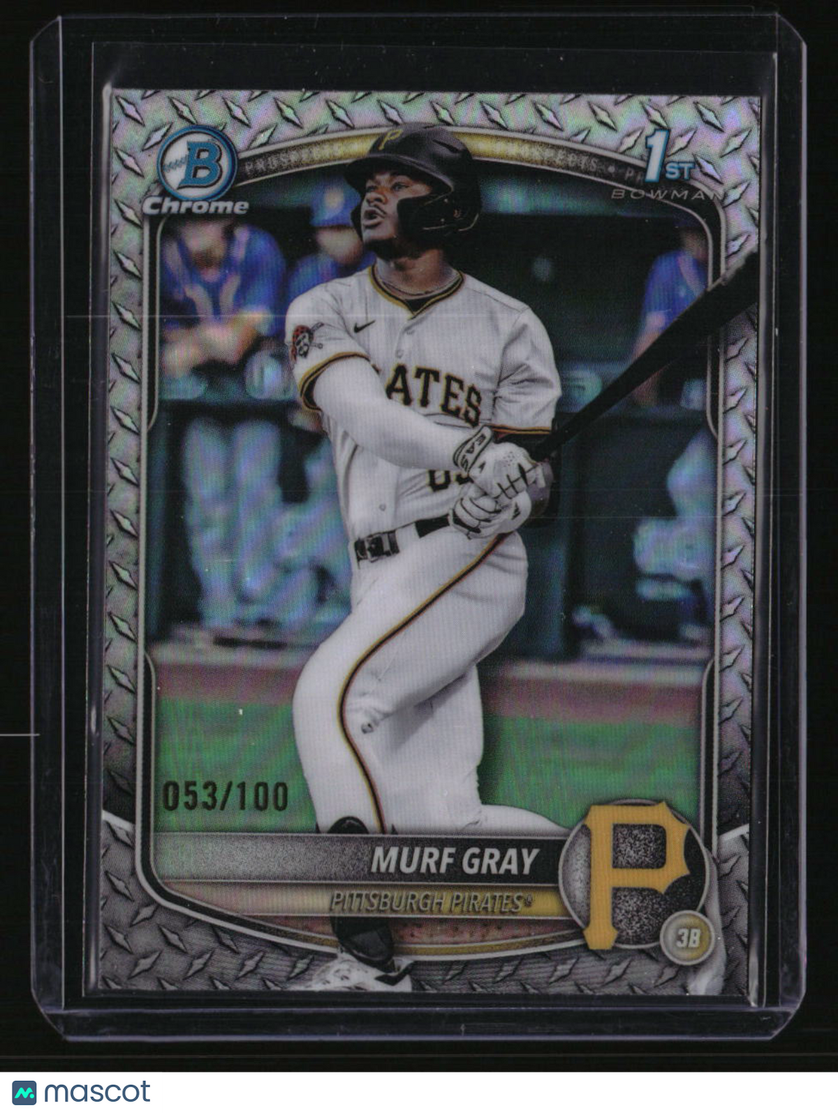 2025 Bowman Draft Murf Gray Chrome Steel Metal Refractor #/100