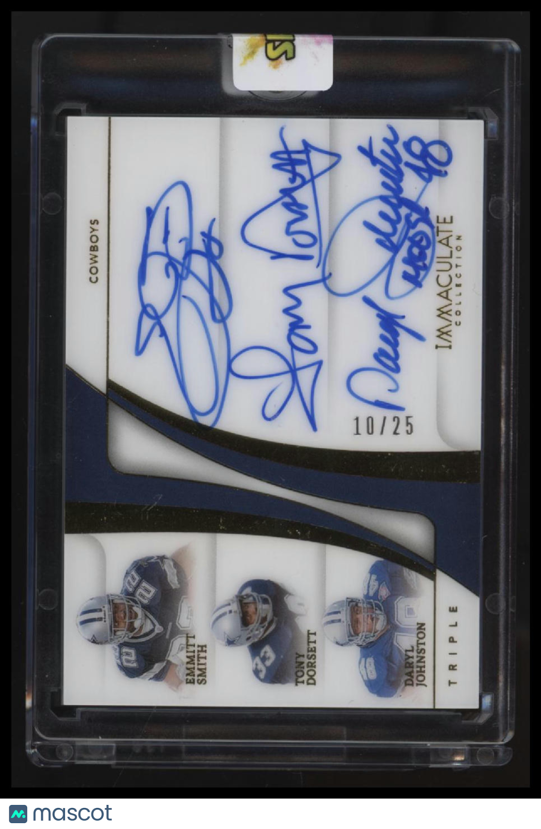 2024 Immaculate Collection Johnston / Dorsett / Smith Triple Auto #/25