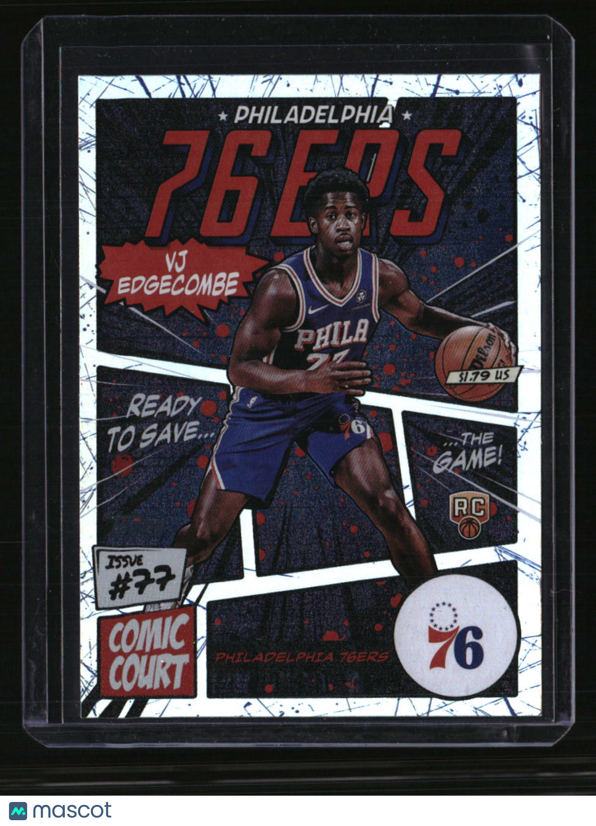 2025-26 Topps VJ Edgecombe Comic Court