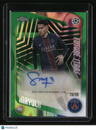 2025-26 Topps Chrome UEFA CC Senny Mayulu Future Stars Auto Green Lava #/99