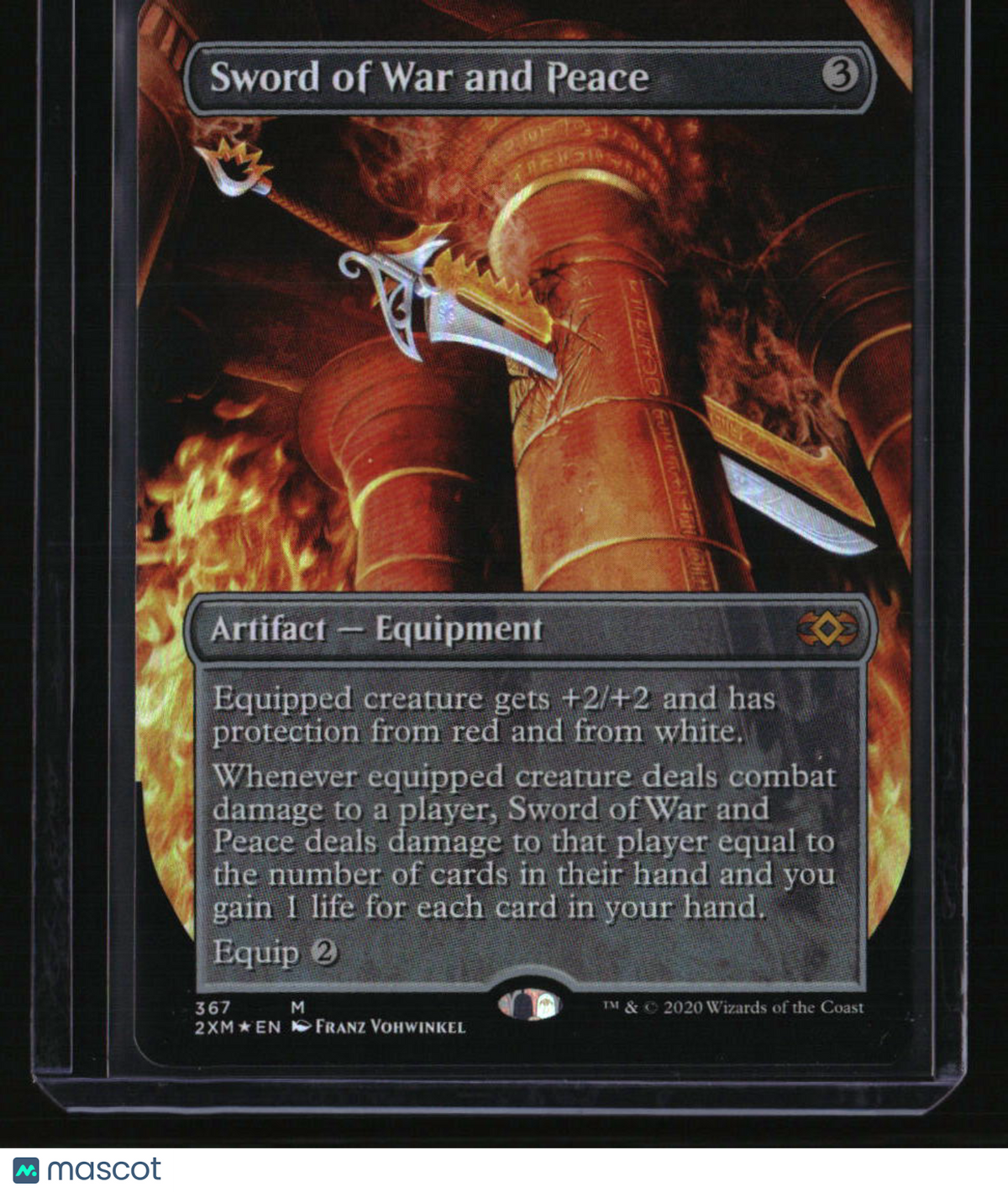 Double Masters Sword of War and Peace (Borderless) Foil