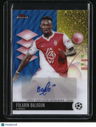 2025-26 Finest UEFA Club Comp. Folarin Balogun Base Autographs Blue Wave #/150