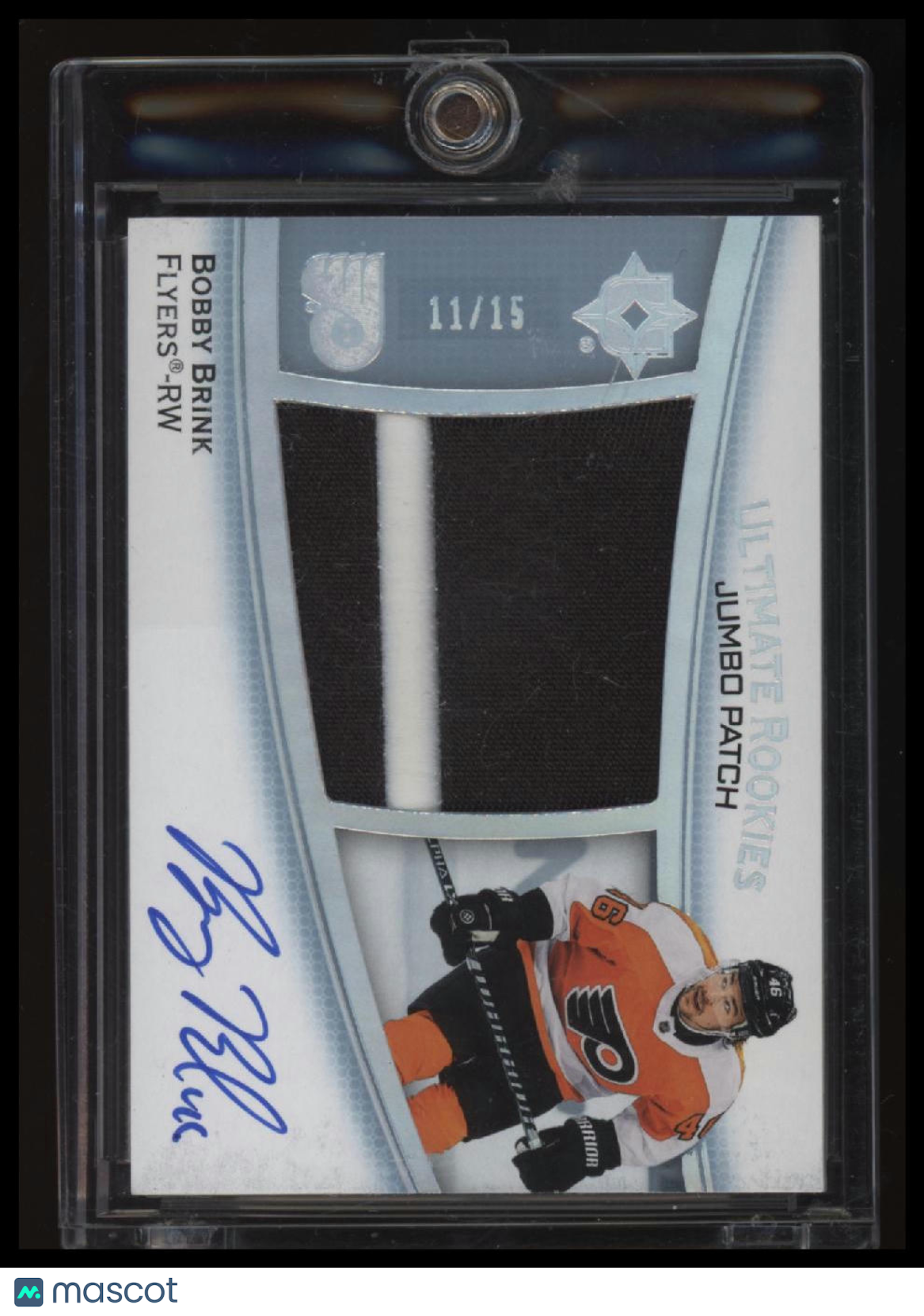 2022-23 Ultimate Collection Hockey Patch Auto Bobby Brink #/15