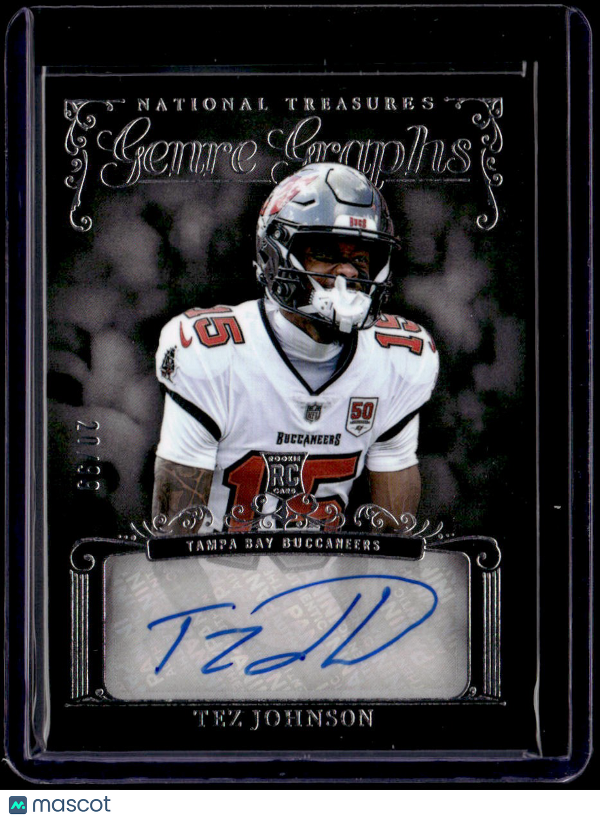 2025 Panini National Treasures Tez Johnson Genre Graphs #/99