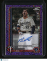 2025 Topps Chrome Brooks Lee Rookie Autographs Purple Speckle Refractors #/299