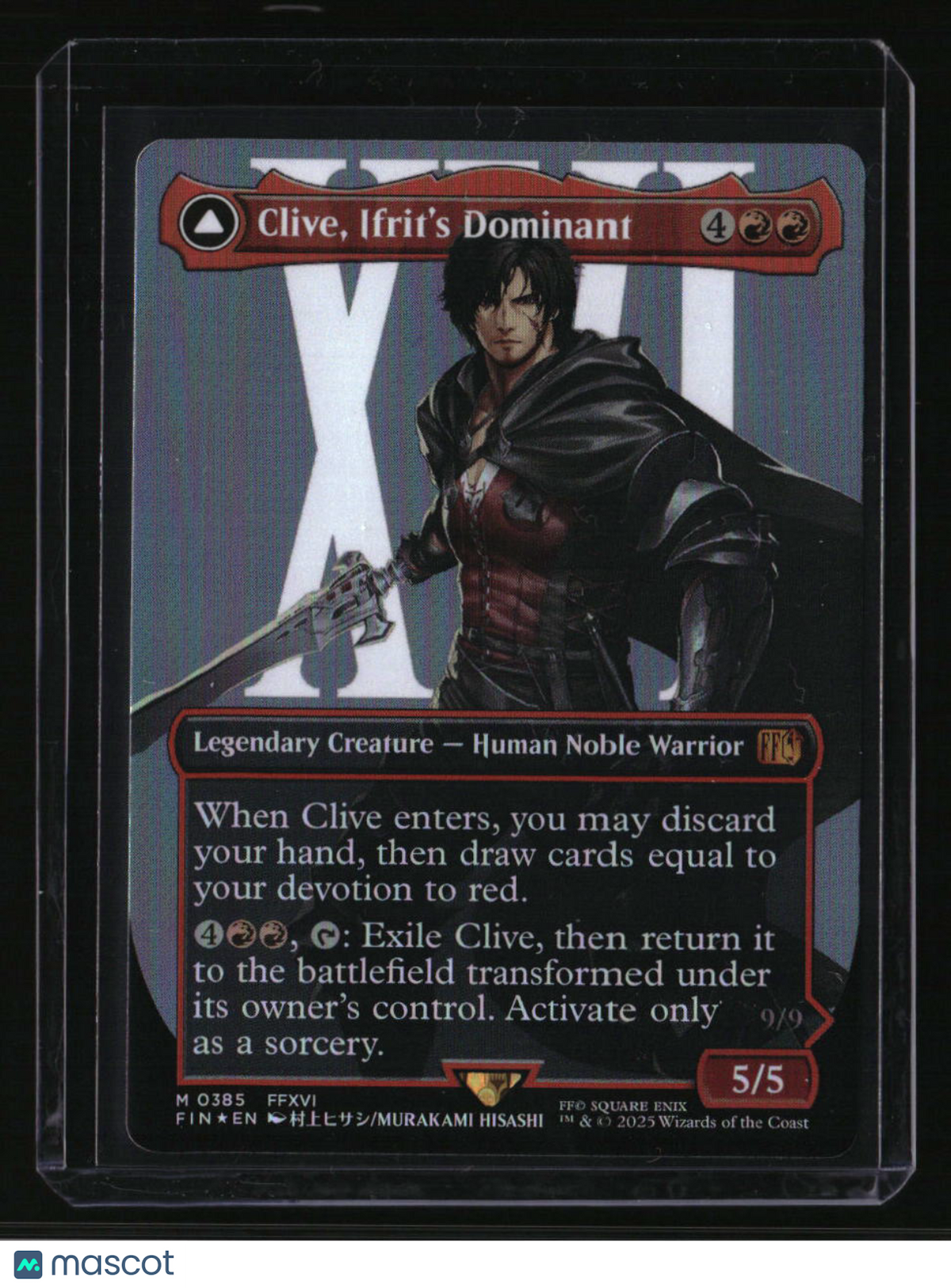 FINAL FANTASY Clive, Ifrit's Dominant (0385) (Borderless) Foil
