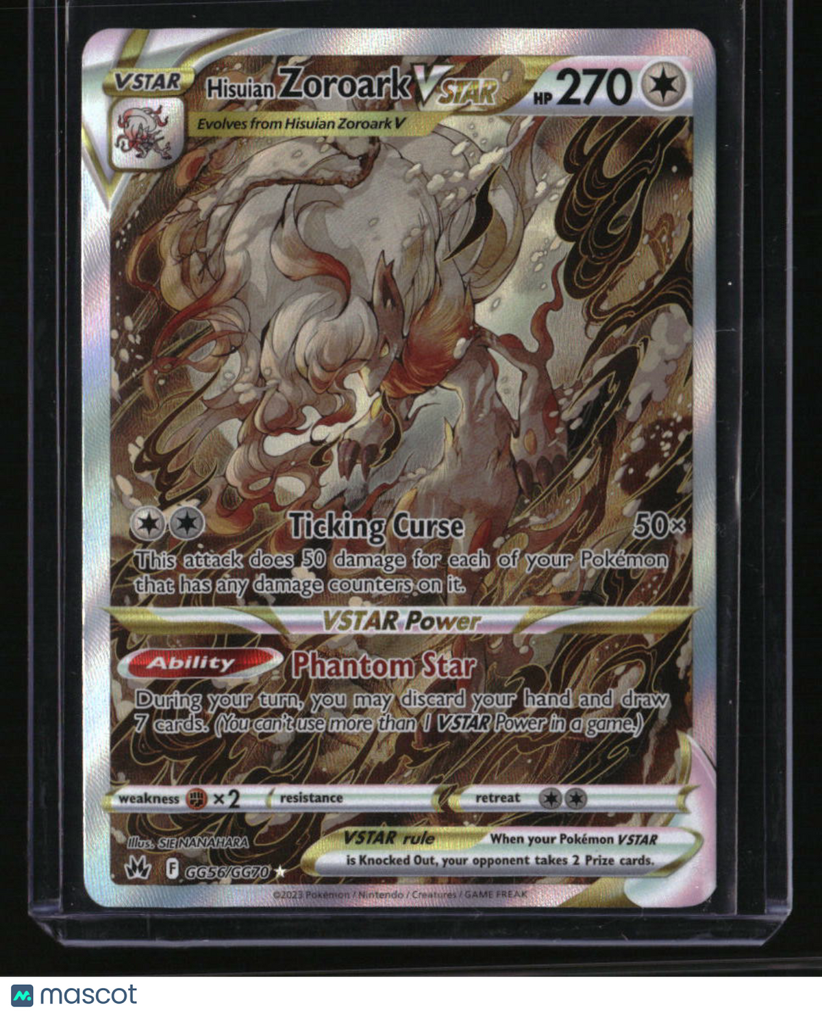 Crown Zenith: Galarian Gallery Hisuian Zoroark VSTAR